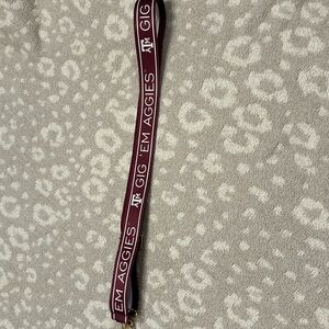 Texas A&M Aggie purse strap
